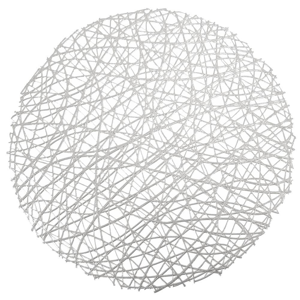 Round Kitchen Tray in Shiny Thermoplastic for Elegant Table Setting