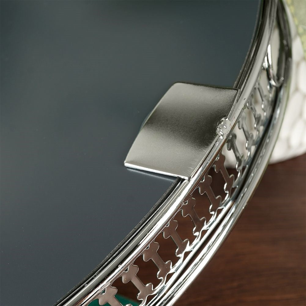 Round Mirror Tray 25.5 cm - Create Atmospheric Atmosphere