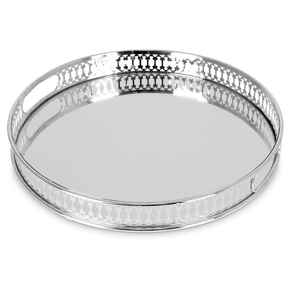 Round Mirror Tray 25.5 cm - Create Atmospheric Atmosphere