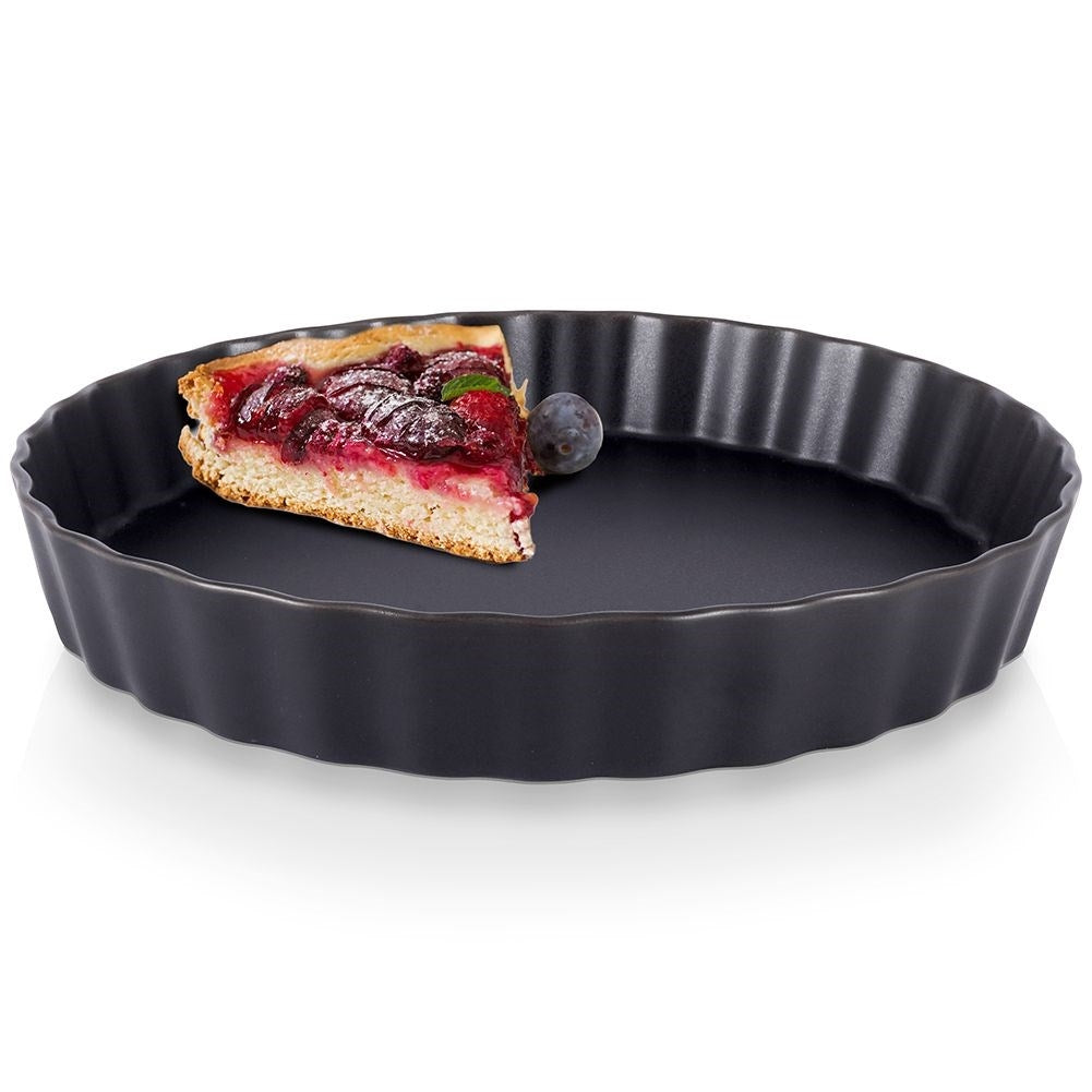 Round Porcelain Cake form 25 cm - Elegant Black