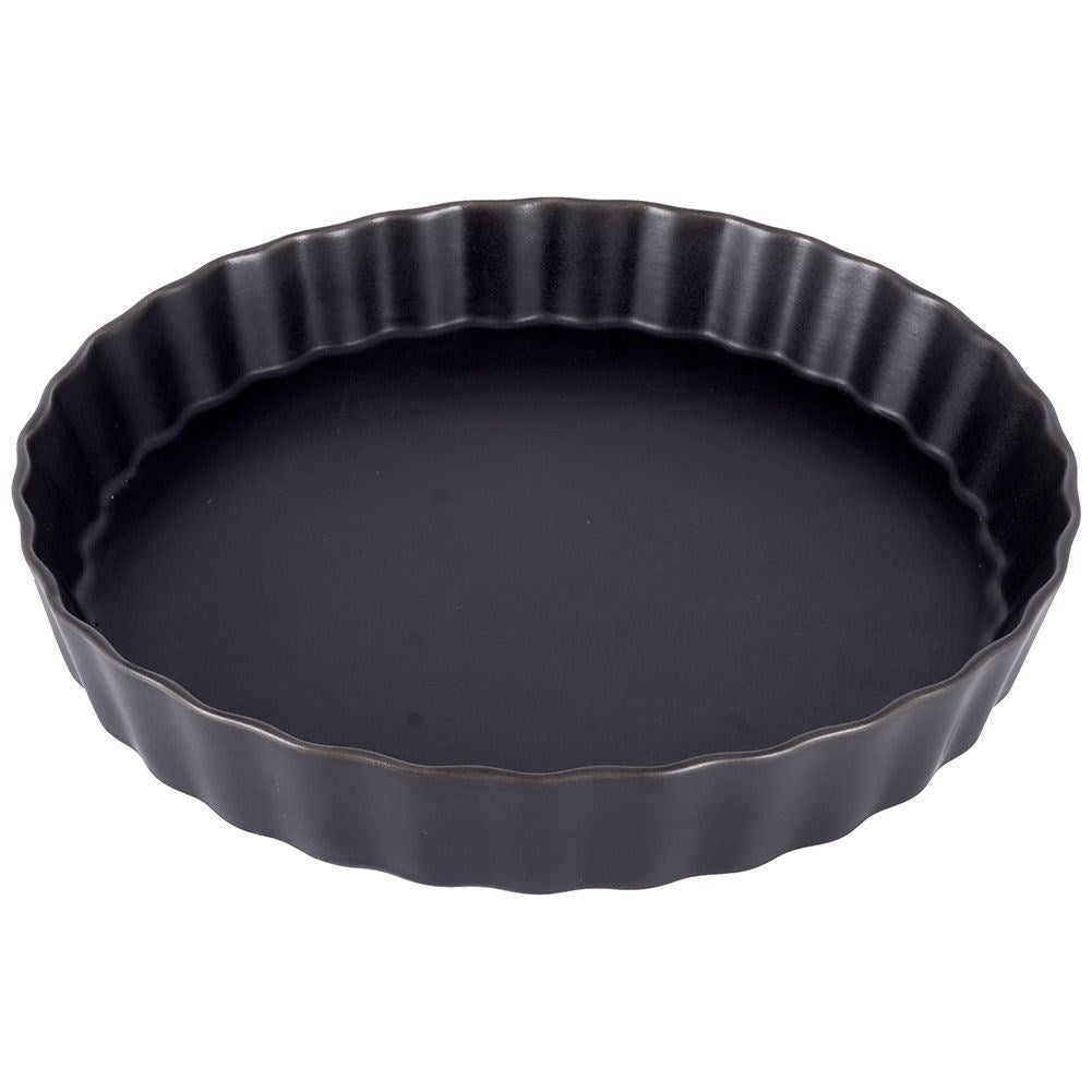 Round Porcelain Cake form 25 cm - Elegant Black
