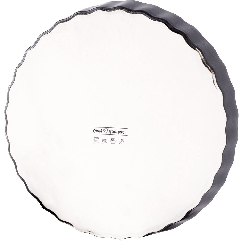 Round Porcelain Cake form 25 cm - Elegant Black