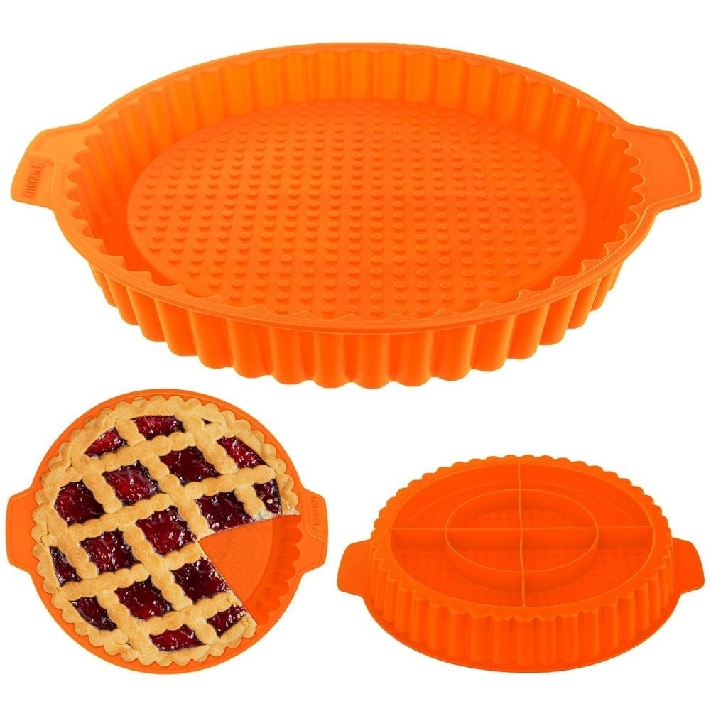 Round Silicone Mold: Perfect for Sweet and Savory Pies
