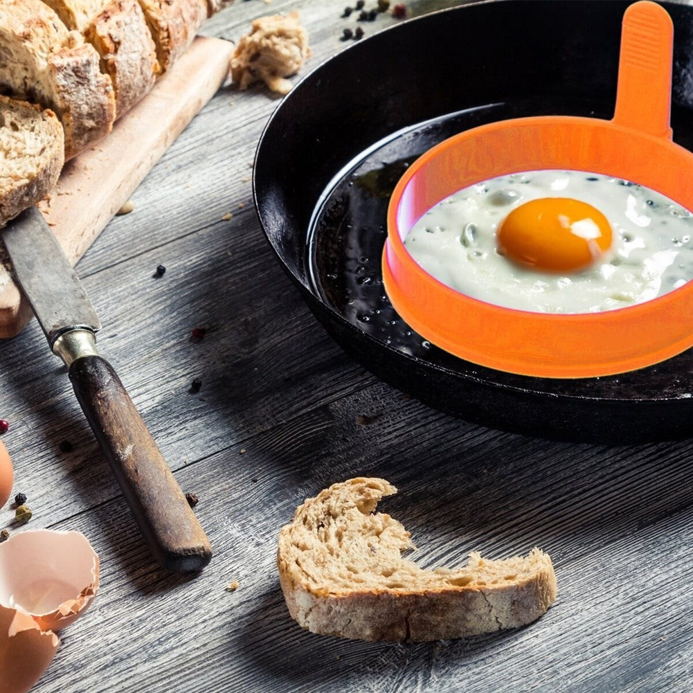 Round Silicone Mold for Perfect Eggs and Pancakes