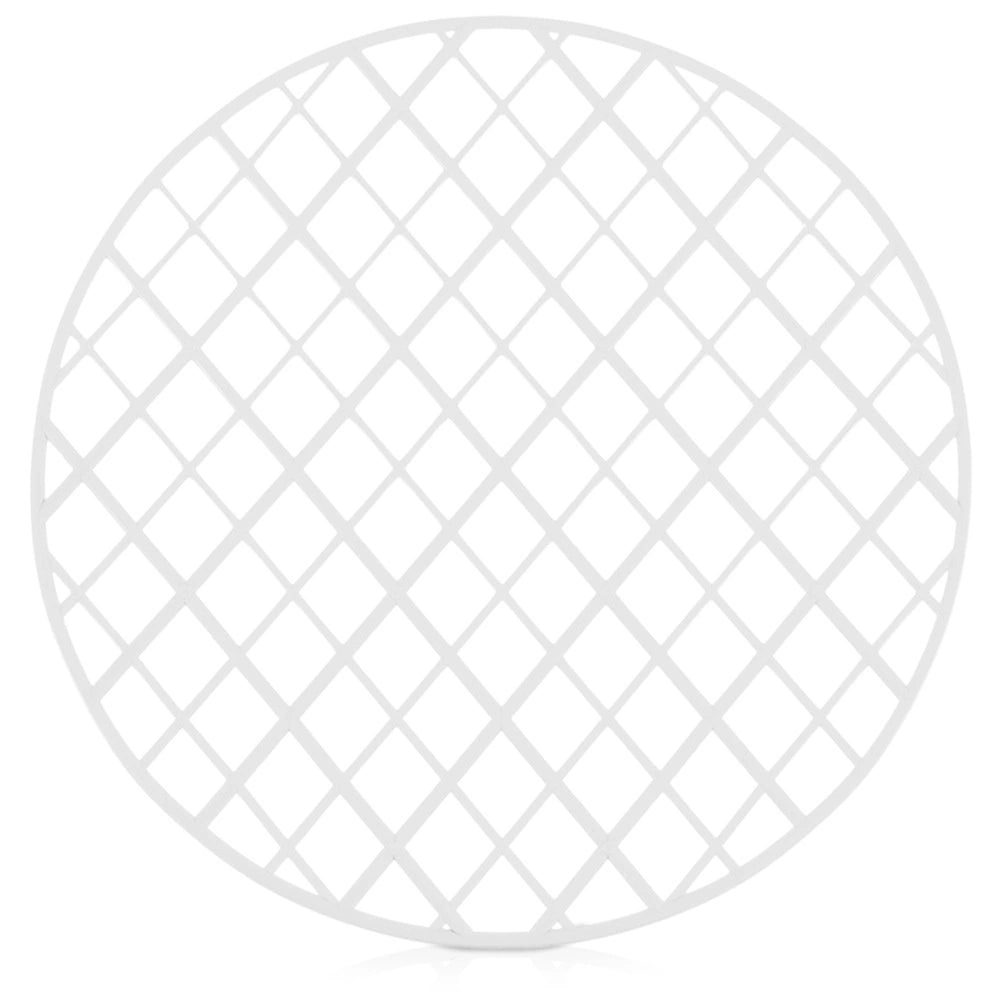 Round Sink Mat, White, 32.5 cm, Non-Slip, Durable