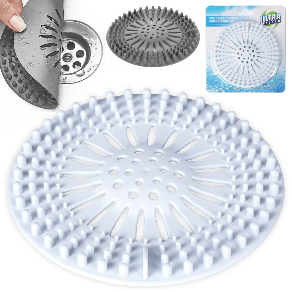 Round Sink Strainer with Projection and Handle