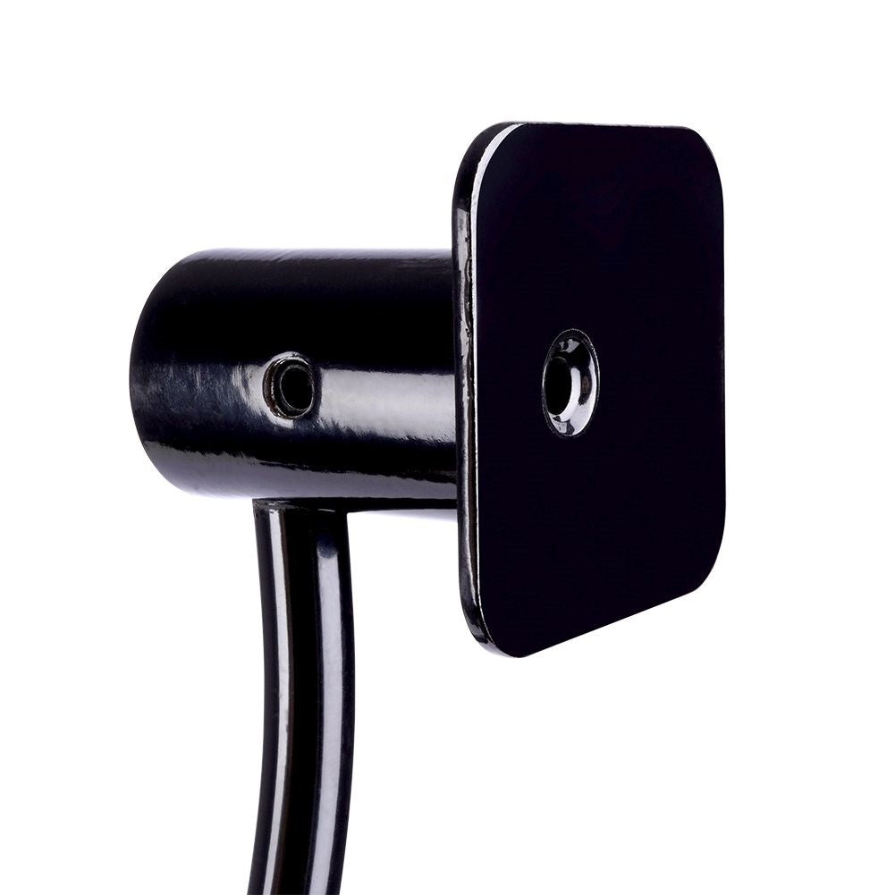 Round Towel Hanger in Black Carbon Steel for Bathroom