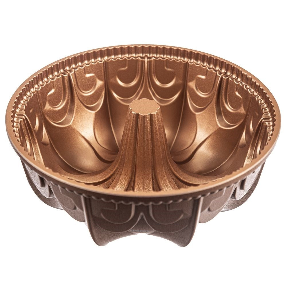 Round baking form in aluminum with non-stick coating