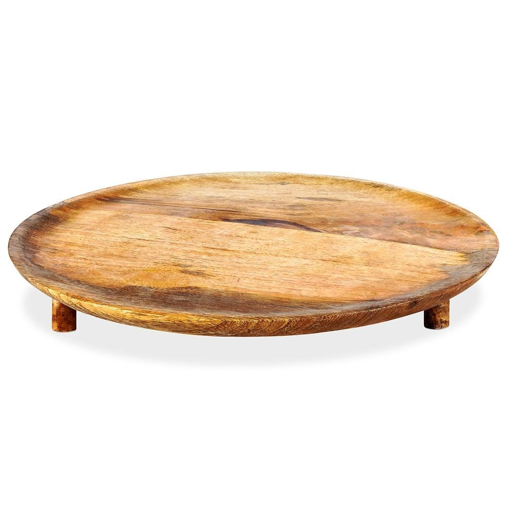 Round cutting board in mango wood | Perfect for serving