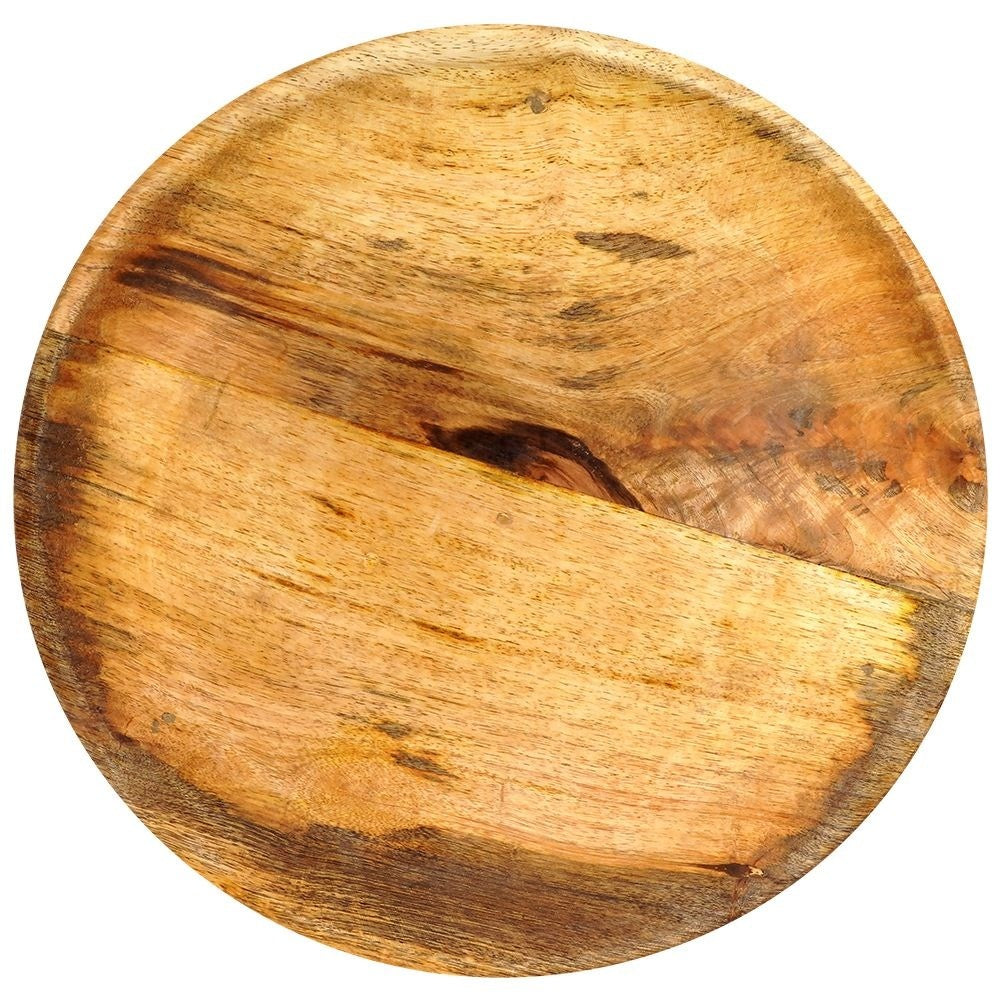 Round cutting board in mango wood | Perfect for serving