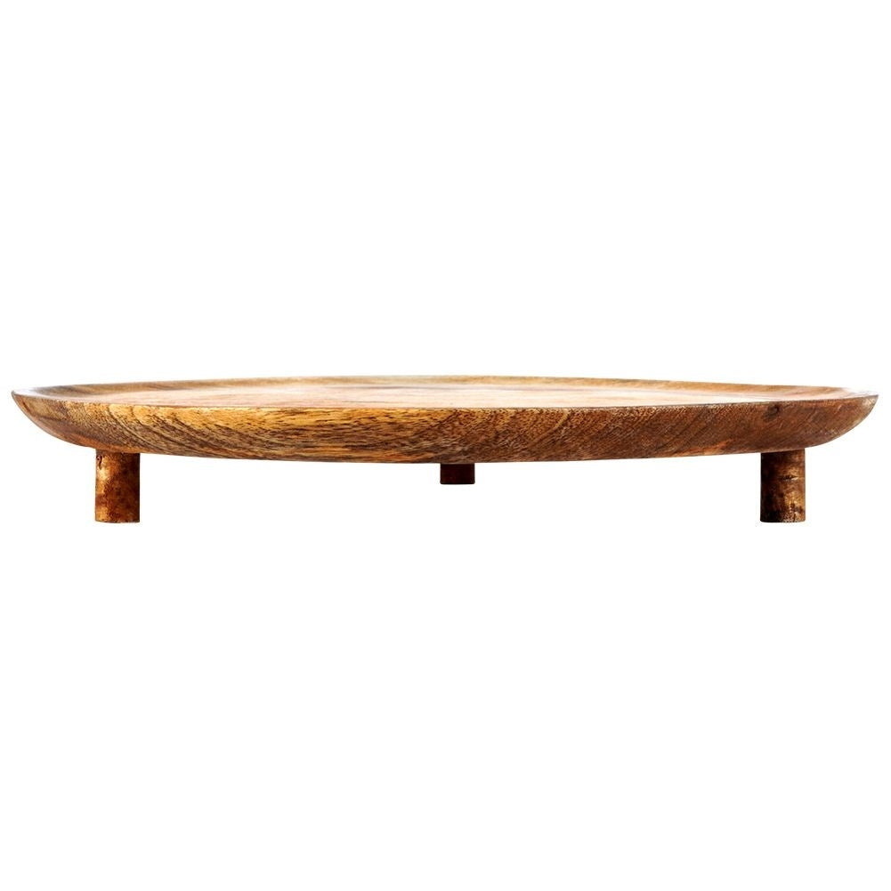 Round cutting board in mango wood | Perfect for serving