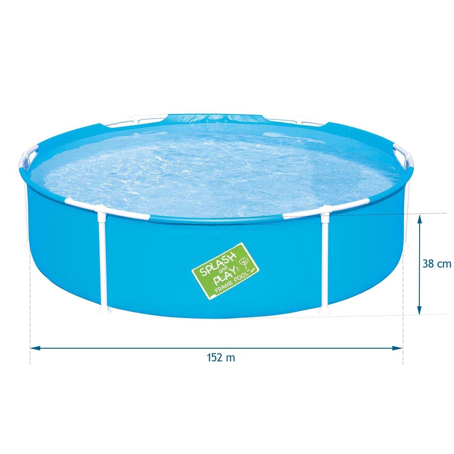 Round frame pool for children 152 x 38 cm Bestway 56283