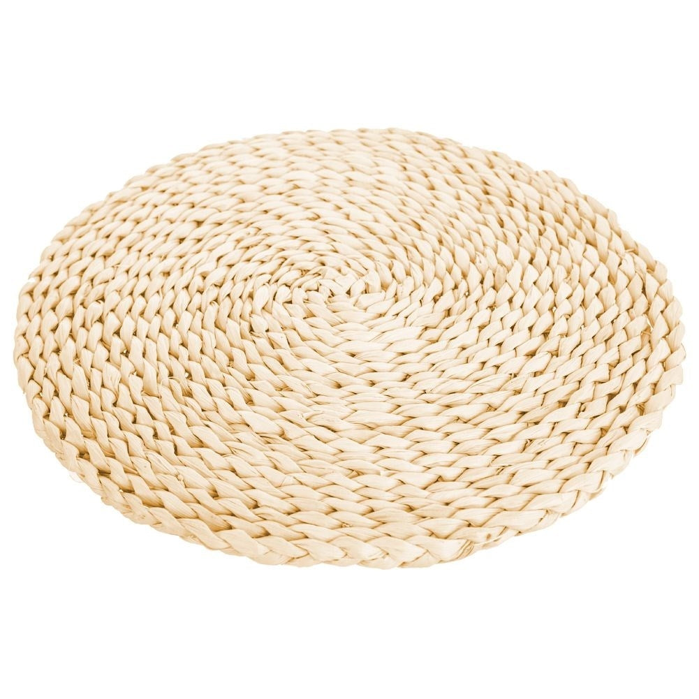 Round kitchen mat made of corn leaves - Natural and stylish