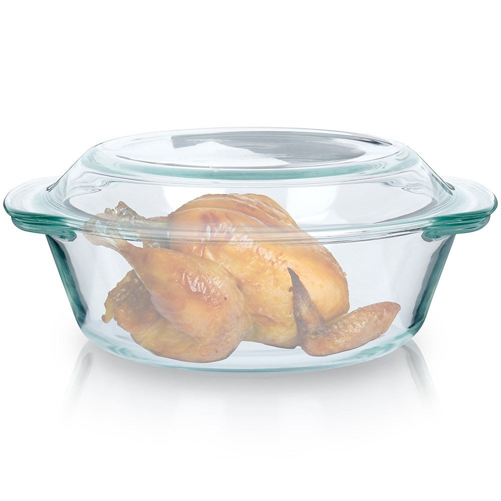 Round ovenproof form for baking and gratin