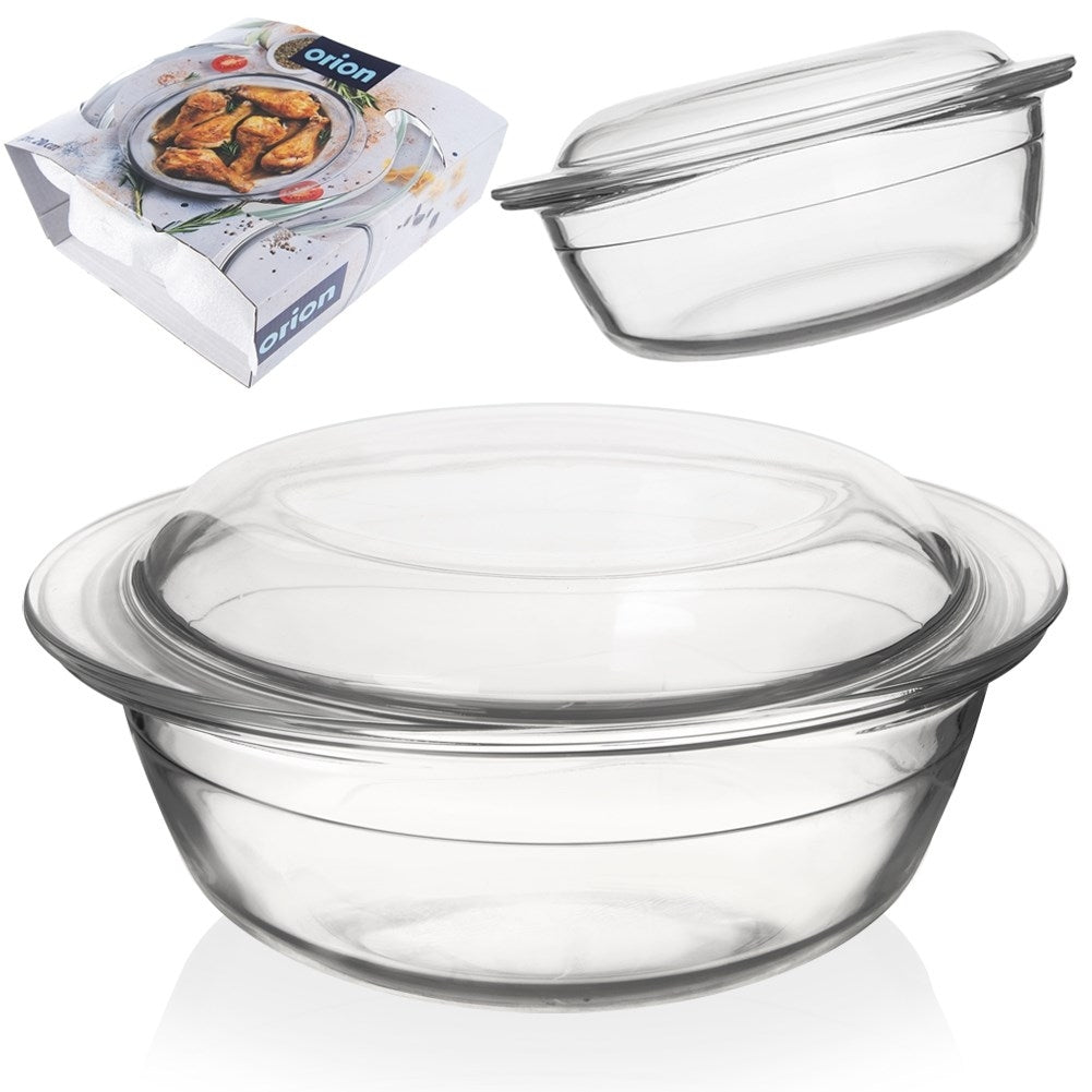 Round ovenproof form for baking and gratin