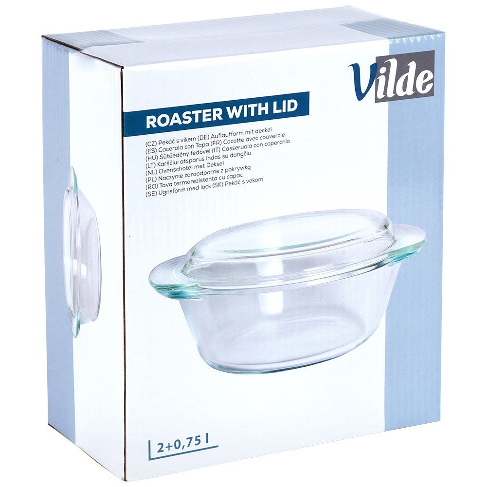 Round ovenproof form for baking and gratin