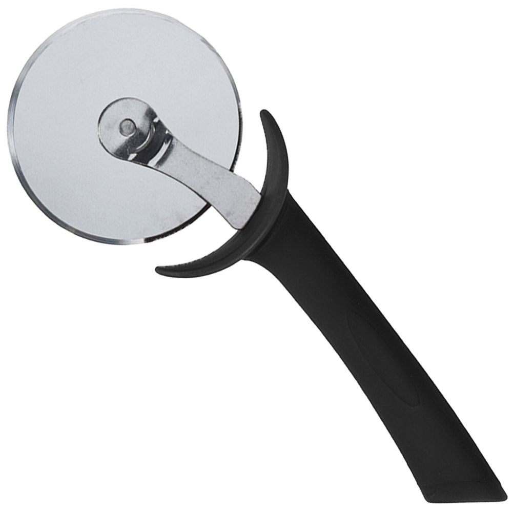 Round pizza cutter with stainless steel blade