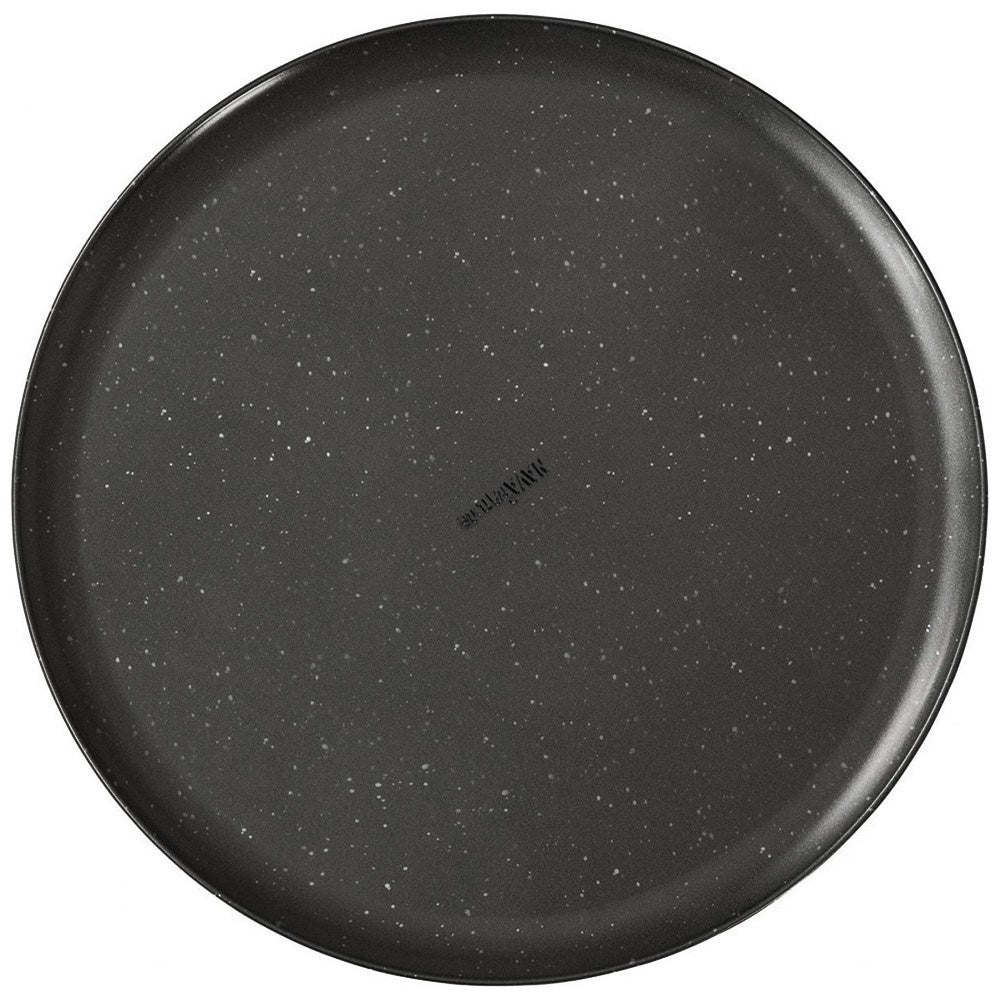 Round pizza plate with non-stick granite coating