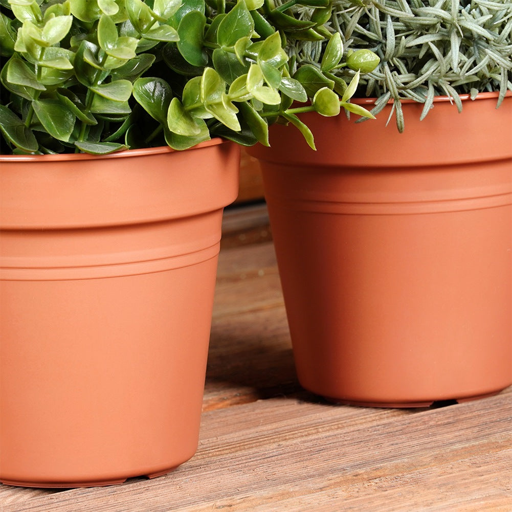 Round plastic garden pot 13 cm 3 pcs.