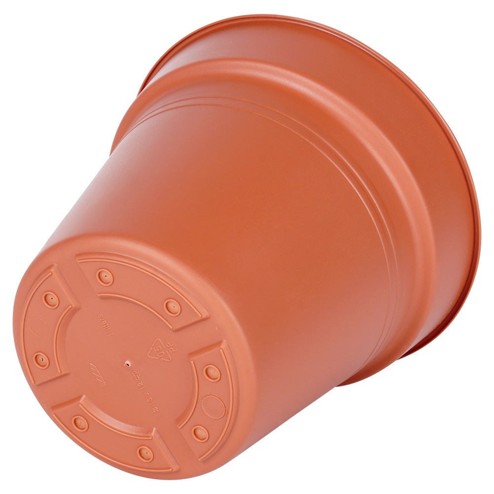 Round plastic garden pot 13 cm 3 pcs.