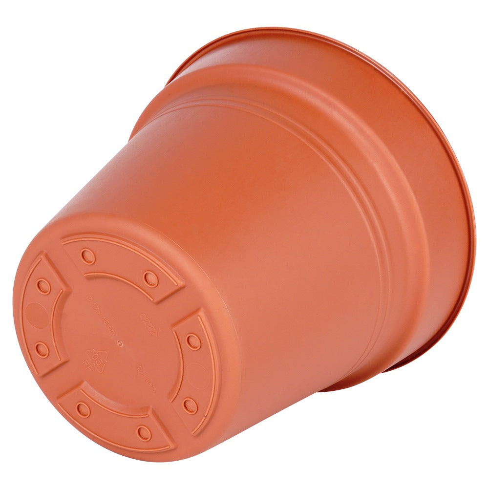 Round plastic garden pot 17 cm 3 pcs.