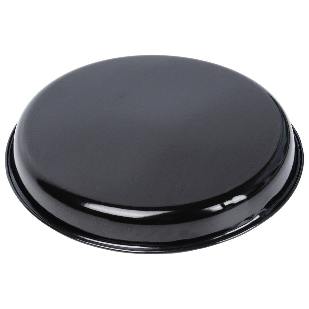 Round steel grill plate with non-stick for grill and oven
