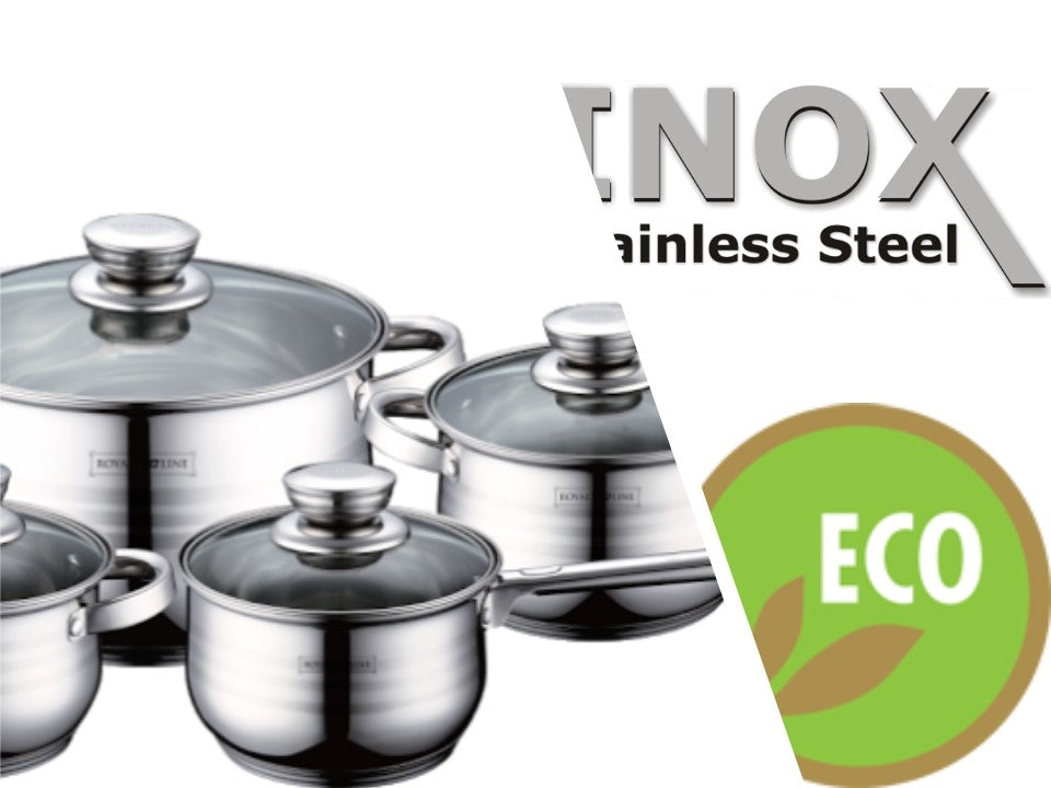 Royalty Line RL-1231: 12 Pieces Cookware Set with Glass Lid