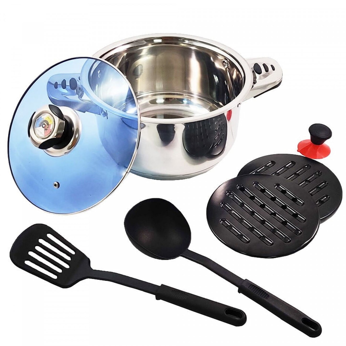 Royalty Line RL-16RGNM: 16 Pieces Premium Stainless Steel Cookware Set