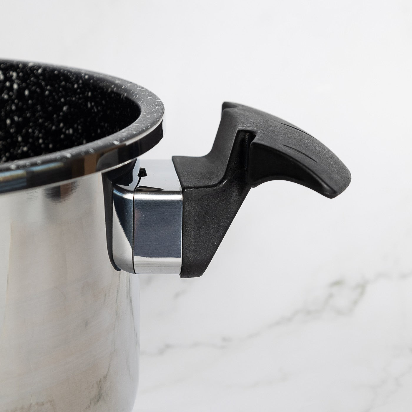 Royalty Line RL-24PS4LM: 24CM S/S Marble Coated Pressure Cooker - 4L