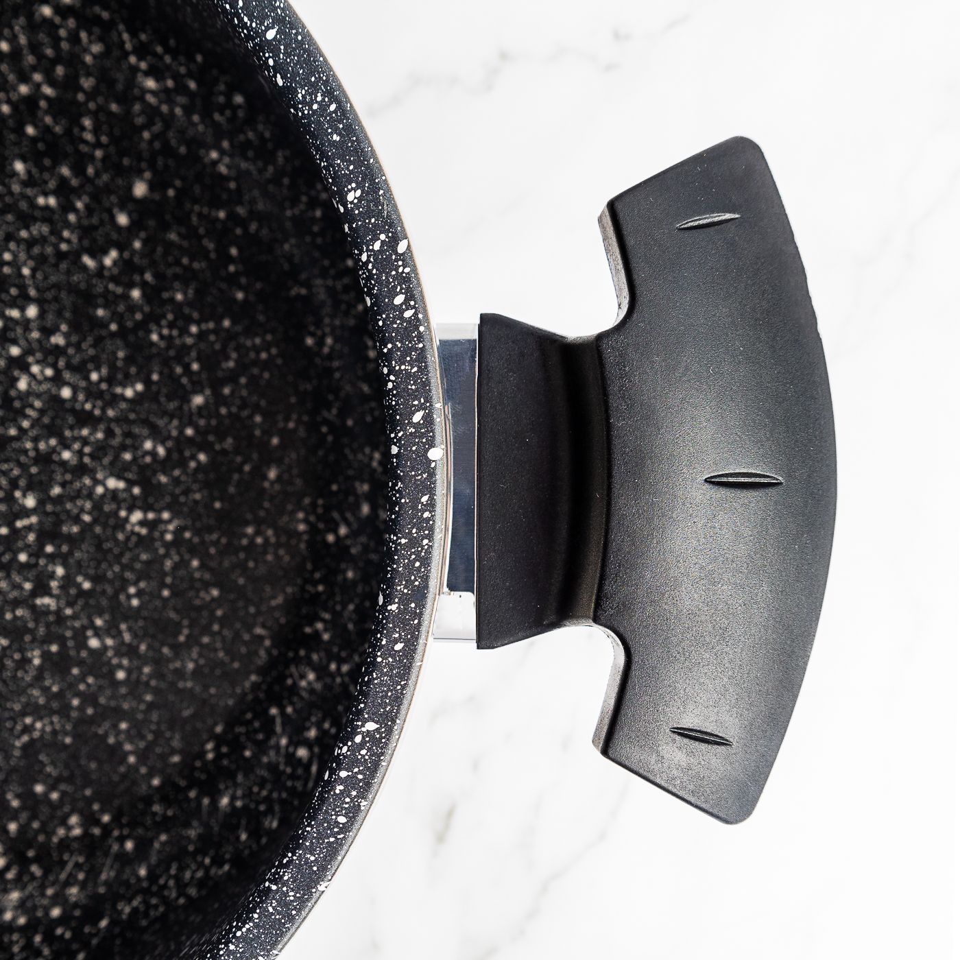 Royalty Line RL-24PS4LM: 24CM S/S Marble Coated Pressure Cooker - 4L