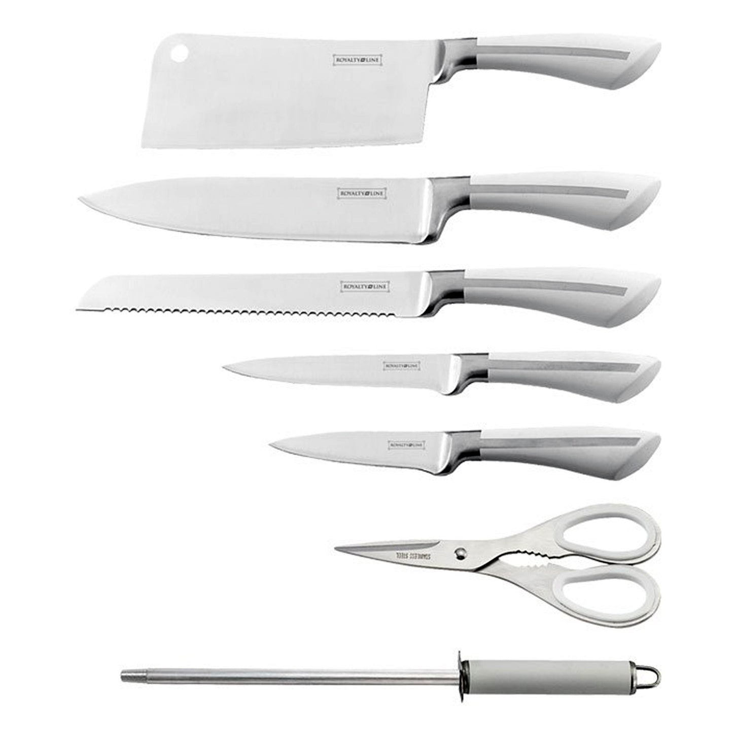 Royalty Line RL-KSS750; Stainless Steel Knives Set 8pcs