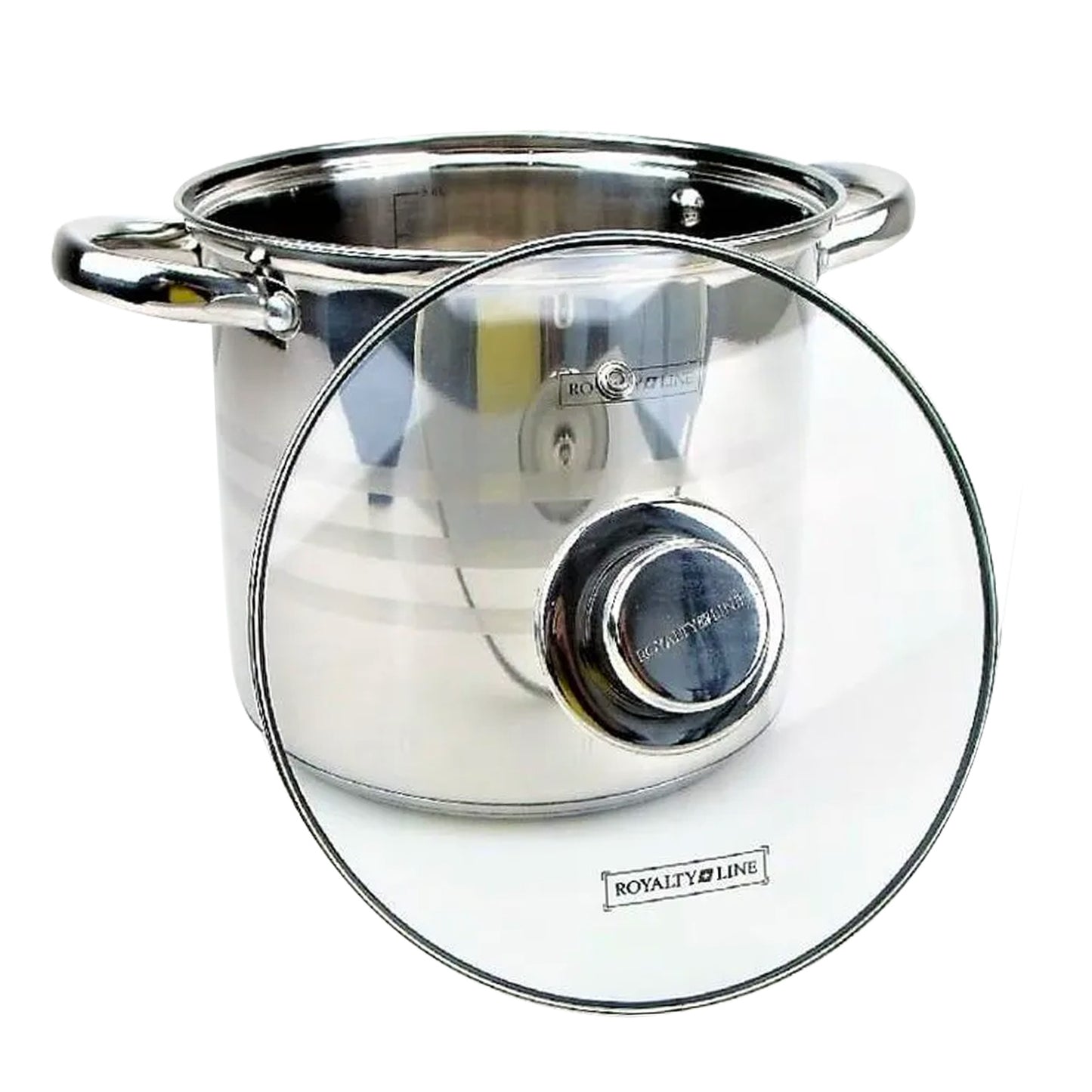 Royalty Line RL-SP8:8 Pieces Deep Stainless Steel Pot Set