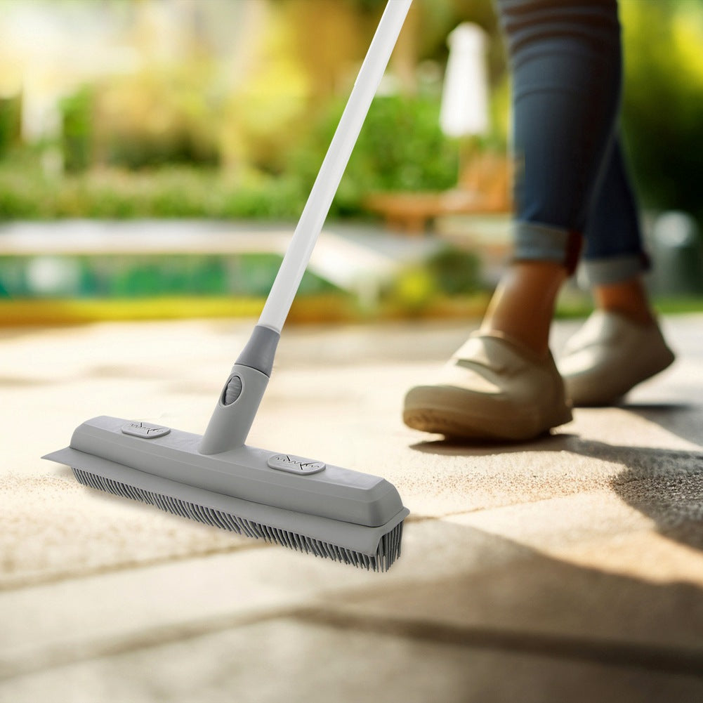 Rubber broom brush CLEAN SYSTEM 34 cm