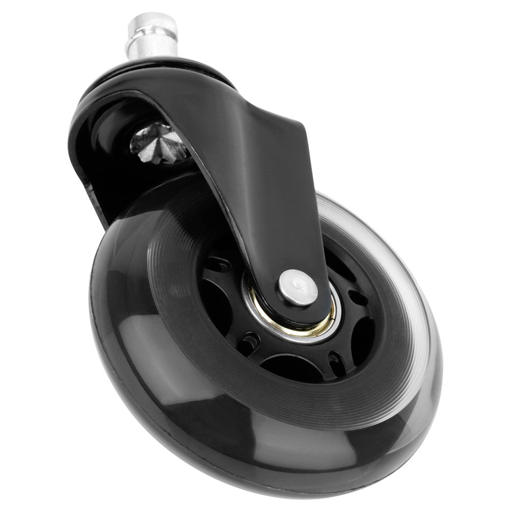 Rubber chair wheels 7.5 cm / 11 mm 5 pcs.