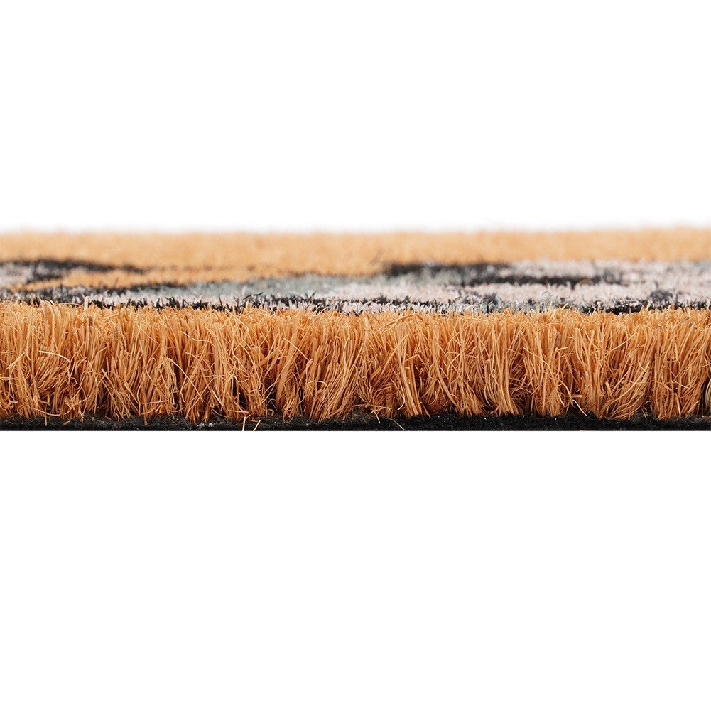 Rubberized coconut fiber doormat 60x40 cm
