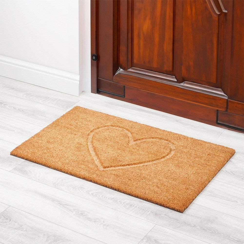 Rubberized coconut fiber doormat 75x45.5 cm