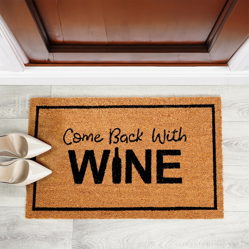 Rubberized coconut fiber doormat 75x45 cm