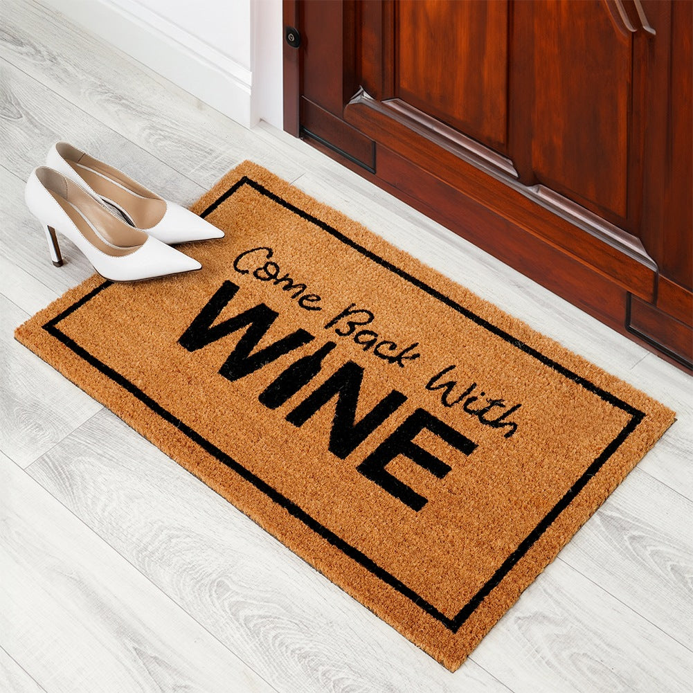 Rubberized coconut fiber doormat 75x45 cm