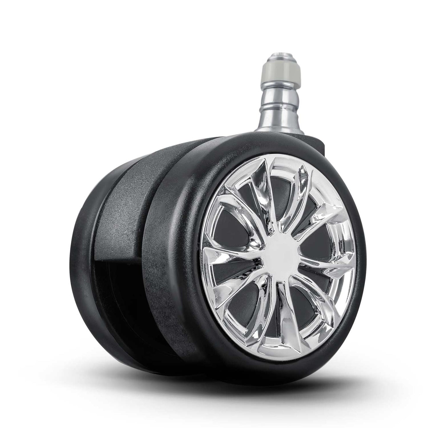 Rubberized wheels for black Sofotel armchairs, 5 pcs