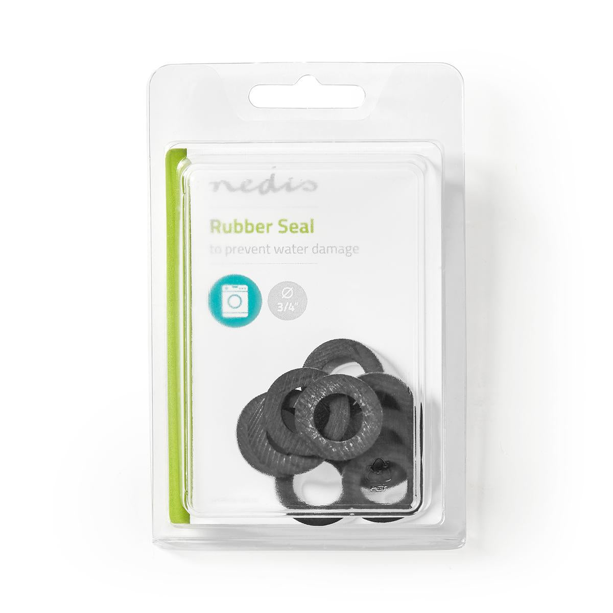 Rubber seal for hoses | 3/4'' | 10 pieces. | Black