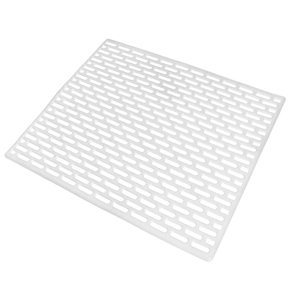 Rubber sink mat white 33x28 cm