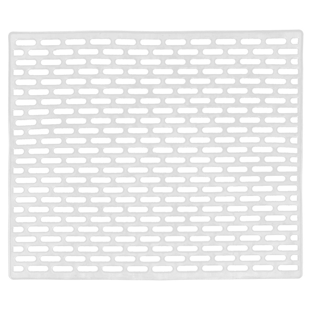 Rubber sink mat white 33x28 cm