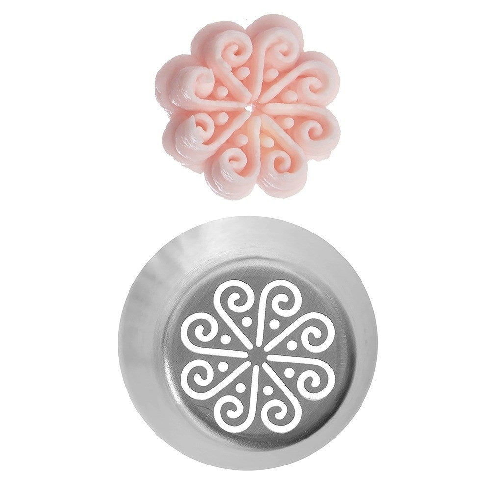 Russian steel flower decoration nozzle