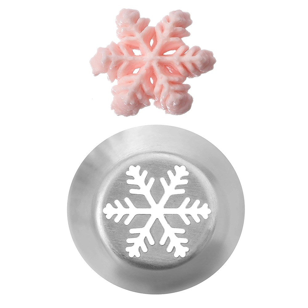 Russian steel snowflake decoration nozzle