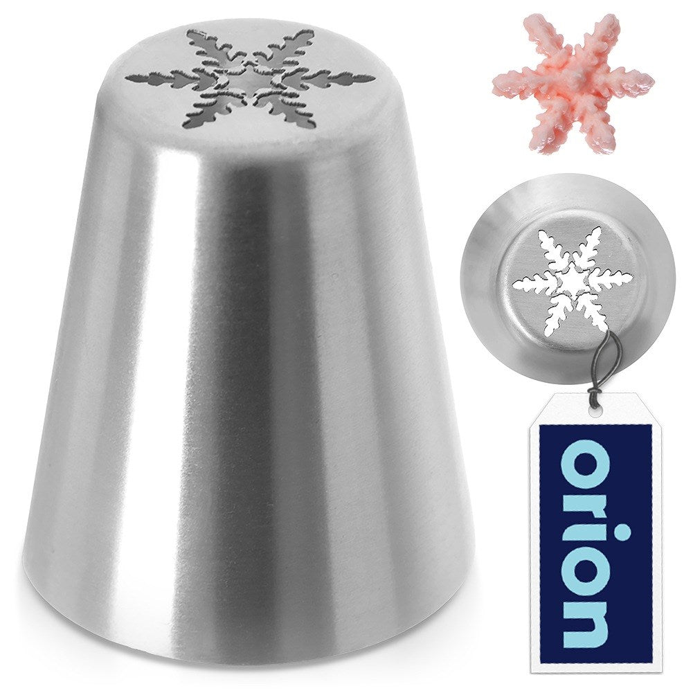 Russian steel snowflake decoration nozzle