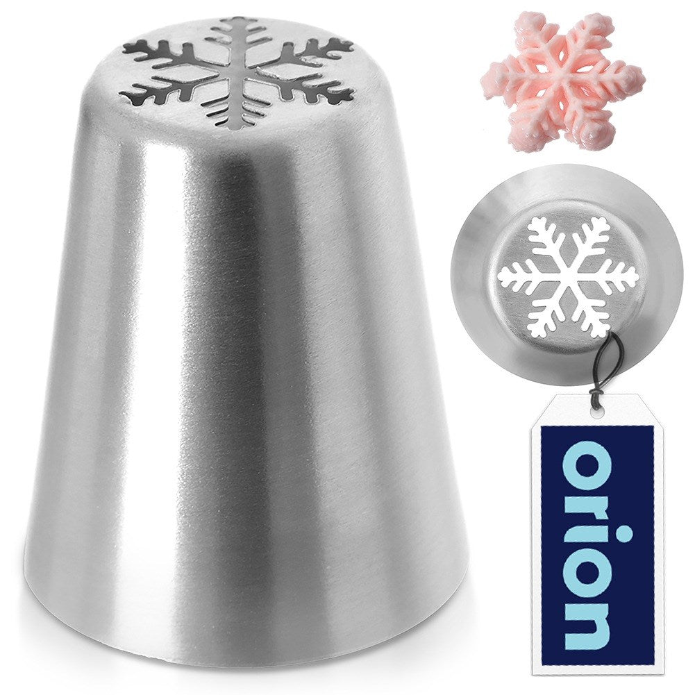 Russian steel snowflake decoration nozzle