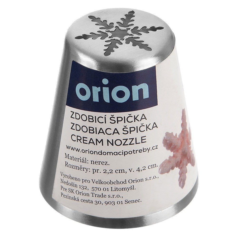 Russian steel snowflake decoration nozzle