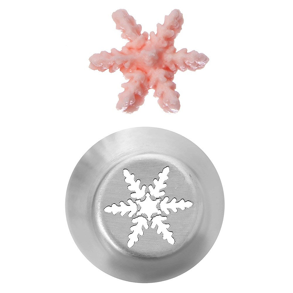 Russian steel snowflake decoration nozzle