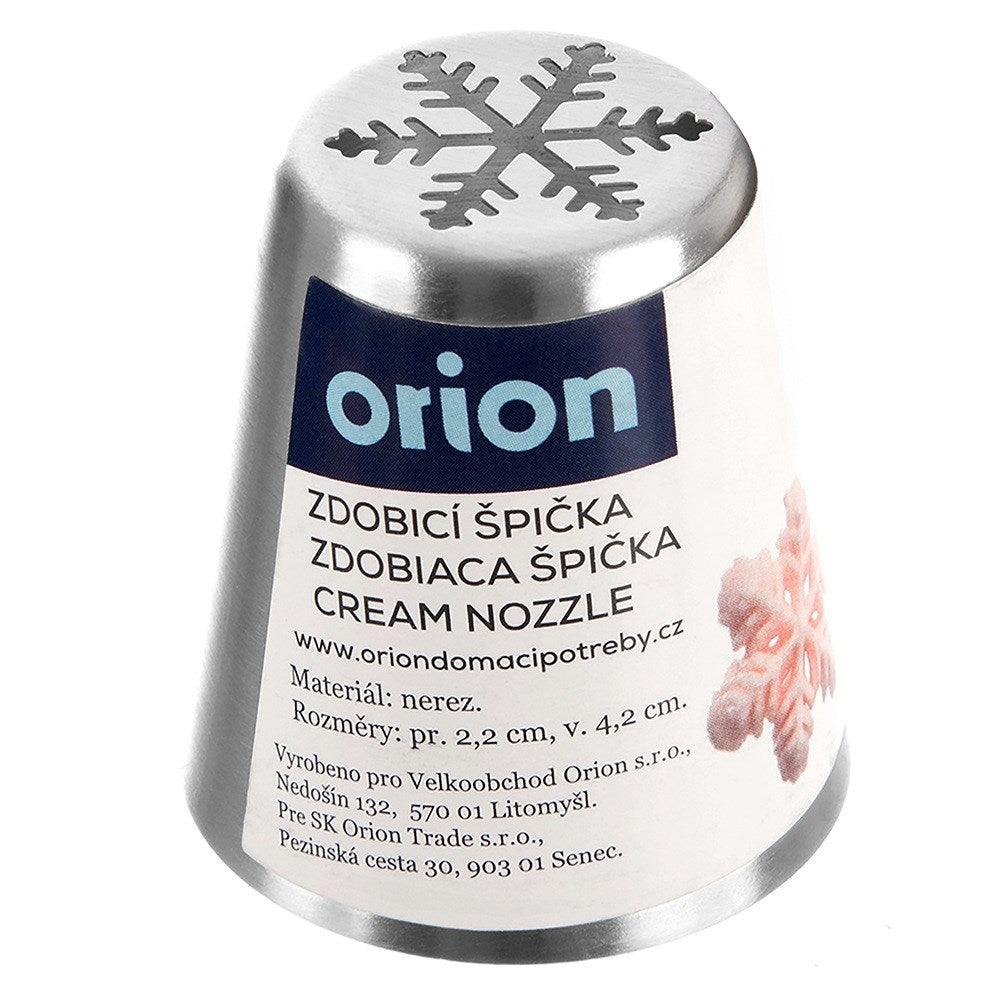 Russian steel snowflake decoration nozzle
