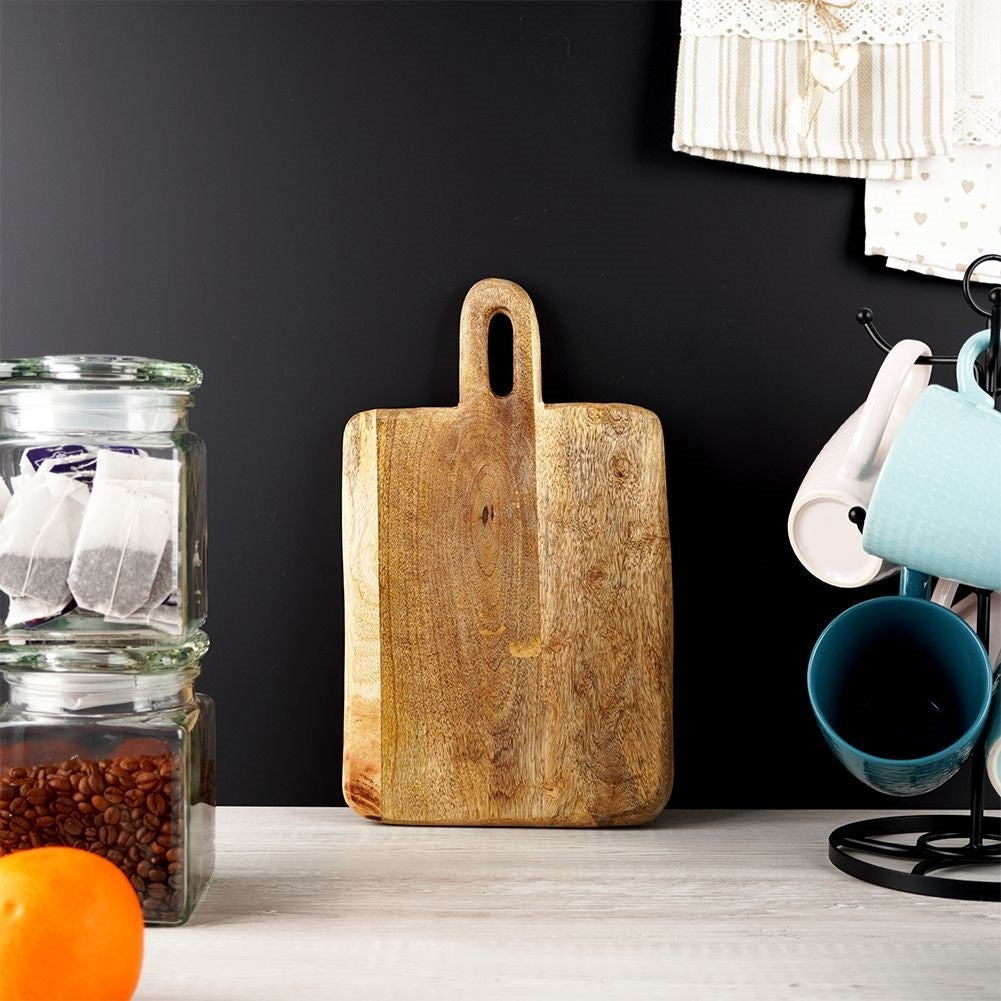 Rustic Kitchen Board in Mango Wood - For Cutting and Serving